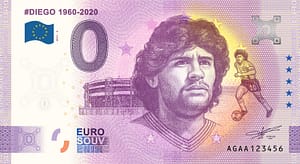 0 Euro Souvenir - #DIEGO 1960-2020