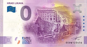 0 Euro Souvenir - HRAD LIKAVA 2021-3 - ANNIVERSARY 2020