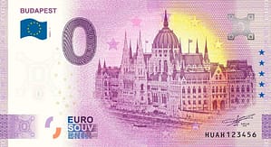 0 Euro Souvenir – BUDAPEST - Országház 2022-1