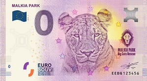 0 Euro Souvenir bankovka - Malkia park 2019-1