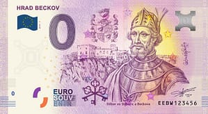 0 Euro Souvenir bankovka - Hrad Beckov 2019-1