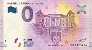 0 Euro Souvenir bankovka - Kaštieľ Čereňany 2019-1