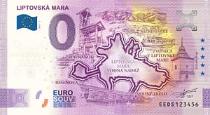 0 Euro Souvenir - LIPTOVSKÁ MARA 2021-1 - ANNIVERSARY 2020