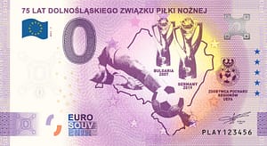 0 Euro Souvenir - 75 LAT DOLNOŚLĄSKIEGO ZWIĄZKU PIŁKI NOŻNEJ 2021-1