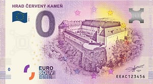 0 Euro Souvenir bankovka - Hrad Červený Kameň 2018-1
