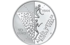 10 € – WETZLER A VRBA (AUSCHWITZ A BIRKENAU) – PROOF | SLOVENSKO 2024