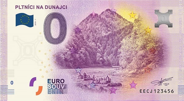 0 Euro Souvenir bankovka - Pltníci na Dunajci 2019-1